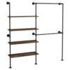 Industrial Pipe Clothing Rack Closet Storage System Large Capacity