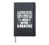 I Need More Karaoke KTV Bar Club Singer Music Lover Hardcover Journal, Black