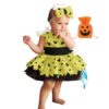 Infant Baby Toddler Cave Girl Halloween Party Dress Up Stone Age Outfit with Bone Headband and Handbag 12-18 M