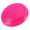 Inflatable Pvc Yoga Balance Disc Massage Seat Cushion Pink