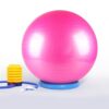 Inflatable Yoga Ball Office Chair with Stability Base, Balance Ball Seat