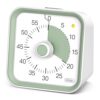 InfPokid Visual Timer for Kids, Countdown Timer with Pause Function, White