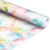 Inkspire Tie-Dye Bulletin Board Paper Roll,14.8FTx47IN Large Reusable Waterproof Erasable Classroom Wall Background Backdrop Paper, Fade-Resistant Fabric Wrapping School Decors Teacher Supplies