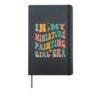 In My Miniature Painting Girl Era Groovy Little Painter Hardcover Journal, Black