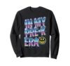 In My Pre-K Era Back To School Retro Cheerful Happy Face Sweatshirt
