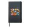 In My Third Grade Era Back To School 3rd Grade Retro Groovy Hardcover Journal, Black