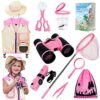 INNOCHEER Toys for Girls Explorer Kit, Bug Catcher Kit for Kids, Birthday Gifts, Summer Toys for 3 4 5 6 7 8+ Year Old Girls, 3 4 5 6 7 8+ Year Old Girl Birthday Gift Kids Outdoor Toys