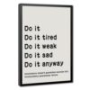 Inspirational Wall Art Aesthetic Poster Motivational Quote Decor