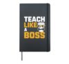 Inspire & Educate – Bold Teacher Chalkboard Design Hardcover Journal, Black