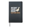 Instant Goose Mom Just Add Coffee Mother's Day Porch Goose Hardcover Journal, Black