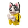 Interactive Boxing Husky Hand Puppet with Sound for Pet Play