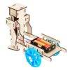 Interactive Wooden Electric Car Science Experiment Model Set for Learning and Mechanical Exploration Creative Building Toy