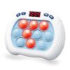 Intoypad Quick Push Pop Game Light Up Fidget Toy for Kids Lightblue