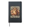 Introverted But Willing To Discuss Books Hardcover Journal, Black