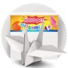 IOOLEEM White Origami Paper, 1000 Sheets, 6 Inch Square, Double Sided Colored Paper for DIY Crafts