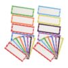 Ipetboom 40pcs Writable Magnetic Dry Erase Labels for Refrigerator and Whiteboard Coated Paper and Soft Magnetic Material, Reusable Removable Flexible Labels for Office Organization