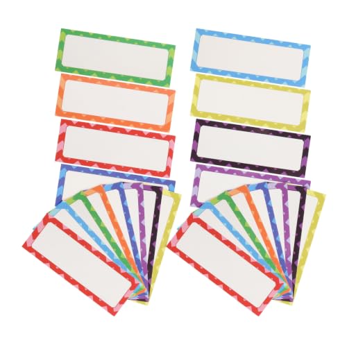 Ipetboom 40pcs Writable Magnetic Dry Erase Labels for Refrigerator and Whiteboard Coated Paper and Soft Magnetic Material, Reusable Removable Flexible Labels for Office Organization