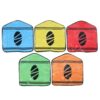 Ipetboom 5pcs Classroom Carpet Spots 15.8"X15.8" Crayon Shaped Seat Rugs