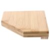 Ipetboom Corner Wall Shelf Wall Mounted Floating Shelf for Storage