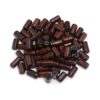 IPIO 400Pcs 6x12mm Wooden Cylinder Beads for Jewelry Making Barrel Tube Wood Beads Loose Spacer Beads for Bracelets Necklaces DIY Crafts Dark Coffee