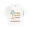 I Read Past My Bedtime Bookworm Reader Librarian Retro Comfort Colors Crop Top