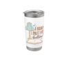 I Read Past My Bedtime Bookworm Reader Librarian Retro Stainless Steel Insulated Tumbler