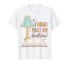 I Read Past My Bedtime Bookworm Reader Librarian Retro T-Shirt
