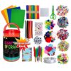 Irfora Arts and Crafts Supplies Kit 500+ Piece Mega Craft for Students School Kindergarten Home Supplies