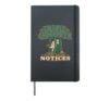 Irish Goodbye Club Funny Introvert Social Battery Gift Hardcover Journal, Black