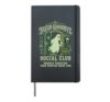 Irish Goodbye Social Club Ghosting St Patricks Day Hardcover Journal, Black