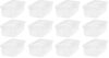 IRIS USA 12-Pack Storage Bins with Lids, 6 Quart - Crystal Clear, Shoe Boxes Stackable Containers Organize Shoes Closet Shelves, Teacher Tools Classroom Organization, Game - BPA-Free Plastic