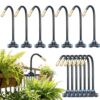 Irrigation Spray Nozzles 15PCS 8mm Misting Nozzle Adjustable Copper