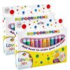 IRTSVF Popcorn Pens Puffy, Magic 3d Art Relief Drawing Markers Kit