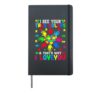 I See Your True Colors Autism Awareness Support Acceptance Hardcover Journal, Black