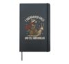 I shennaned once and I'll shenanigan funny Raccon Hardcover Journal, Black
