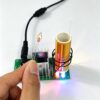 ISolderStore DIY Mini Tesla Coil Kit 15W Electronic DIY Kits Mini Music Tesla Coil Plasma Speaker Soldering Practice Kit DIY Soldering Project for Soldering Skill Practice