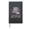 I Survived the Dial-Up Era Retro 90s Nostalgia Hardcover Journal, Black