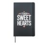 I Teach Sweet Hearts Valentine´s Day Teacher Hardcover Journal, Black