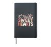 I Teach Sweet Hearts Valentine´s Day Teacher Hardcover Journal, Black