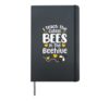 I Teach The Cutest Bees In The Beehive Teacher Life School Hardcover Journal, Black