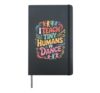 I Teach Tiny Humans To Dance Kids Dance Teacher Hardcover Journal, Black