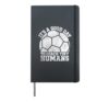 It's a Good Day Coach Tiny Humans Funny Soccer Coach Trainer Hardcover Journal, Black