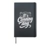 It's Cleaning Day Hardcover Journal, Black