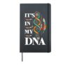 It's In My DNA Native American Feather Indigenous Pride Hardcover Journal, Black