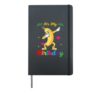 It's My Birthday Design For Boys Banana Dabbing Bday Party Hardcover Journal, Black
