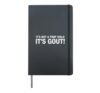 It's Not A Pimp Walk It's Gout Funny Old Man Medical Humor Hardcover Journal, Black