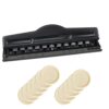 ITSYHPRO 11 Holes Discbound Punch Mushroom and 11pcs Discs