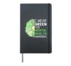 I Wear Green for Mental Health Awareness Hardcover Journal, Black