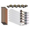 IWOWHERO Breadboard Jumper with Starter Learning Kit Module Supply Power 65 Wires Compatible with 3.3v and 5v, Portable Design and School and Industry Experiments