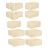 IWOWHERO Set Divider 14pcs Fabric Foldable Underwear Organizer Drawer Beige